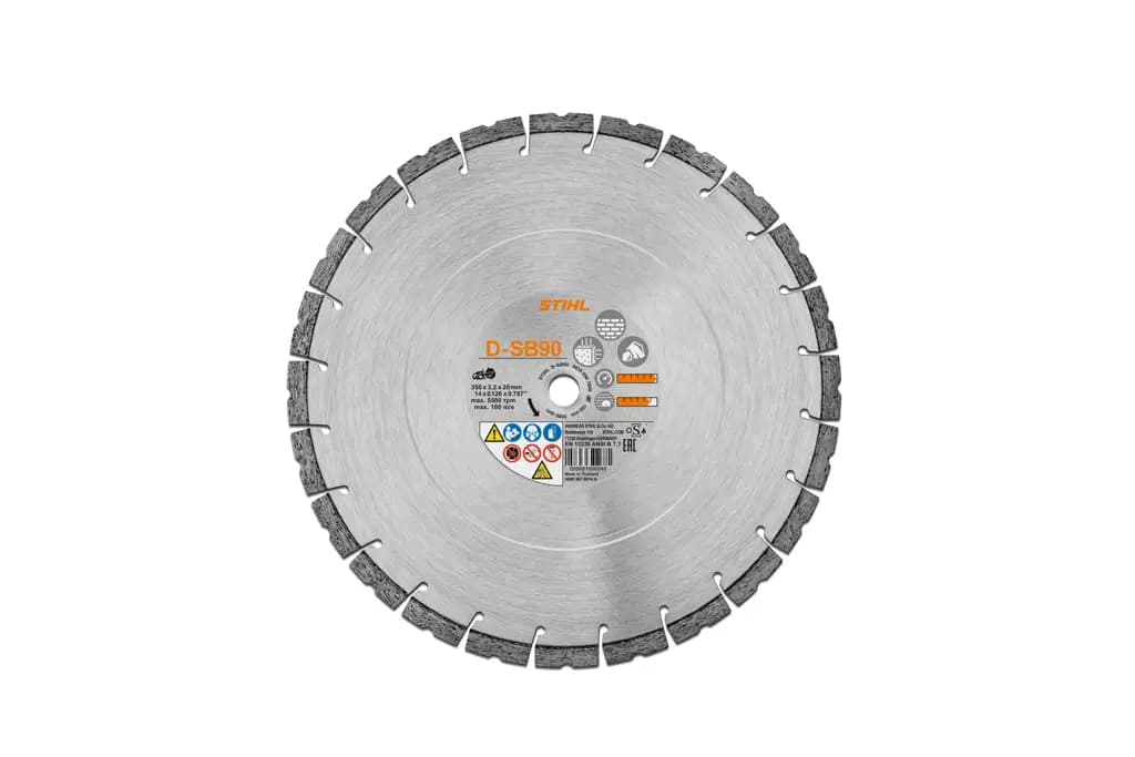 Diamantový řezný kotouč D-SB90 pro beton a tvrdý kámen, Ø 300 mm / 12"
