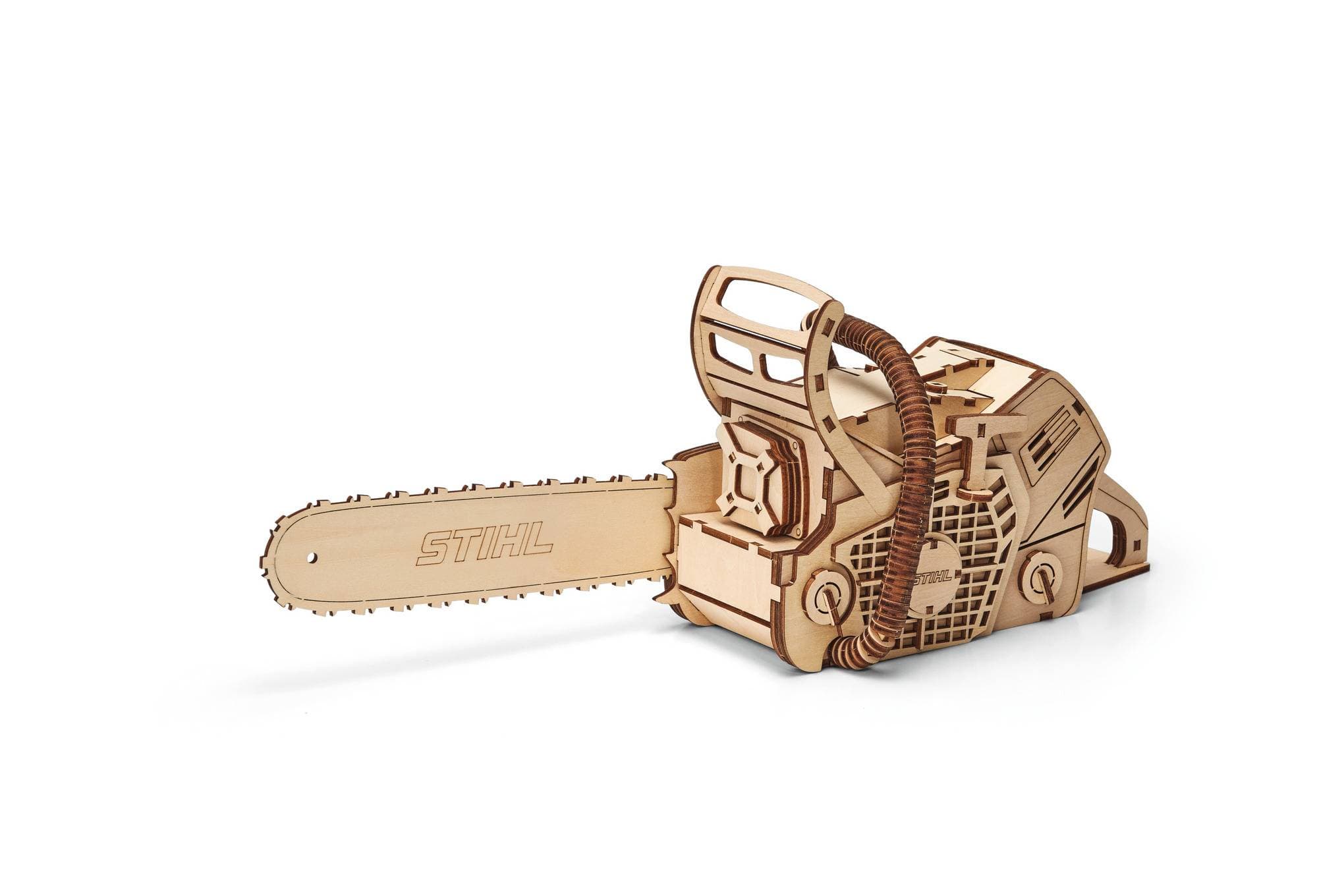 3D dřevěné puzzle motorové pily MS 500i
