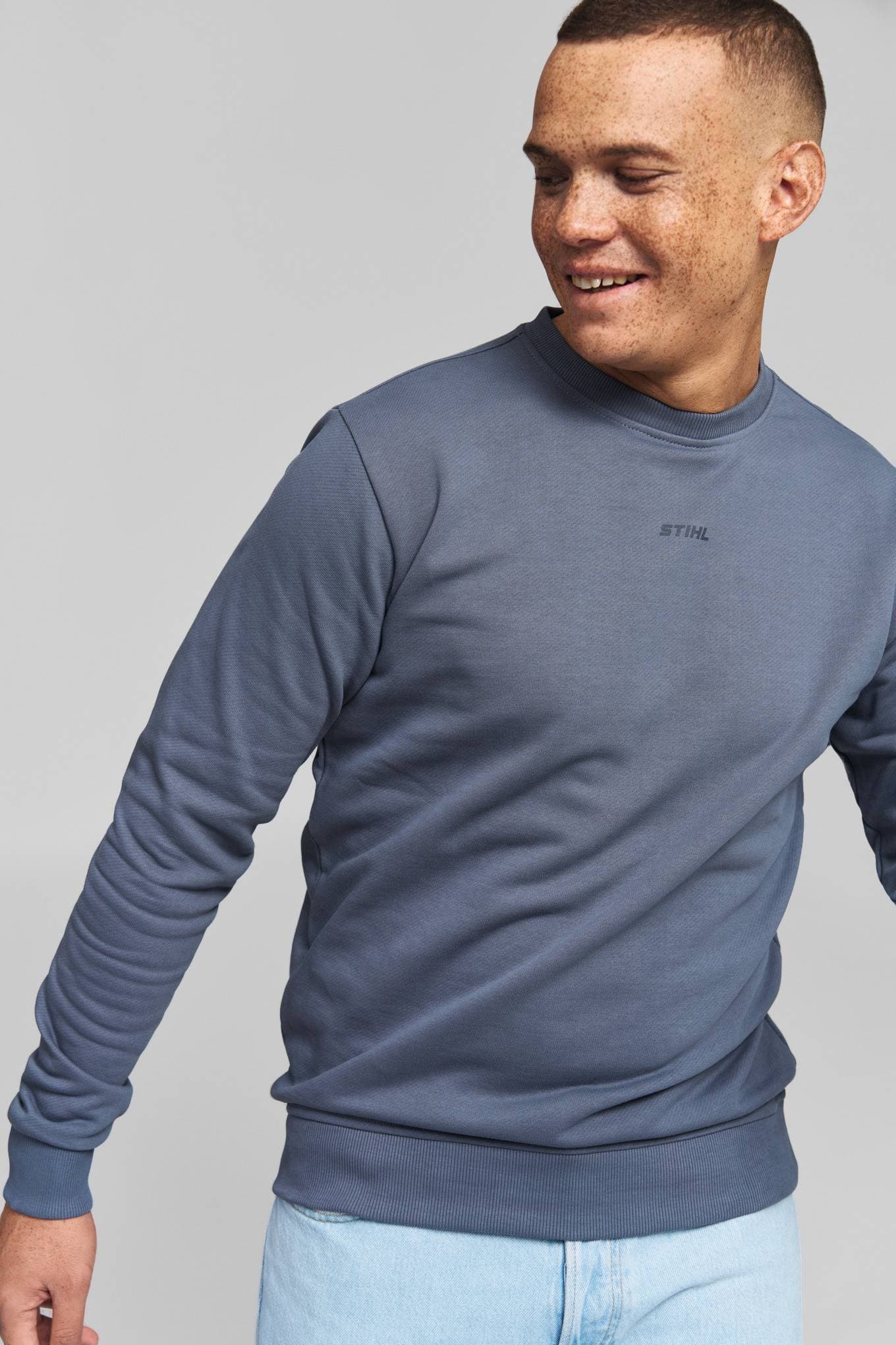 Mikina LOGO CHEST BLUE