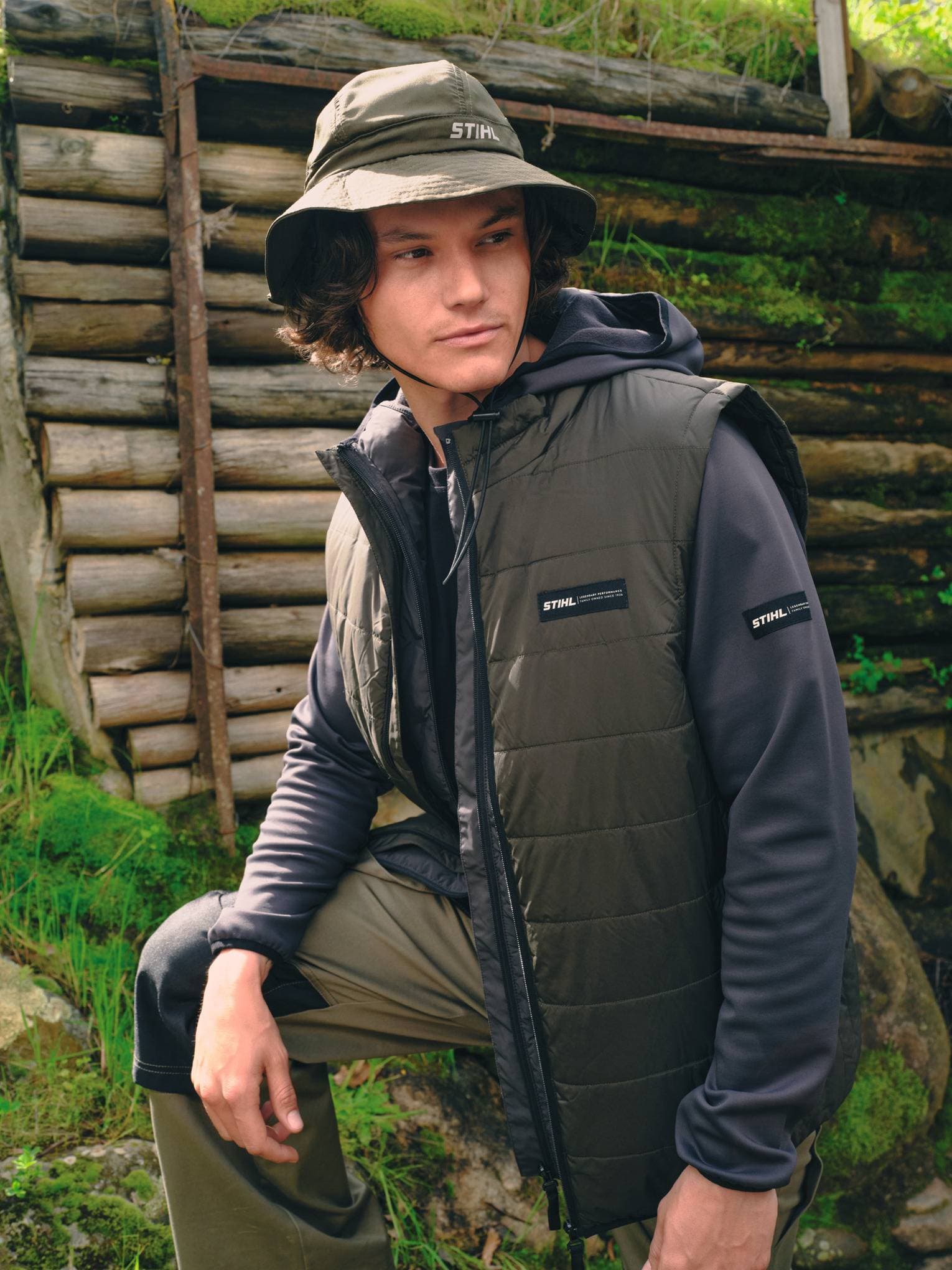 Bunda HYBRID HOOD šedá