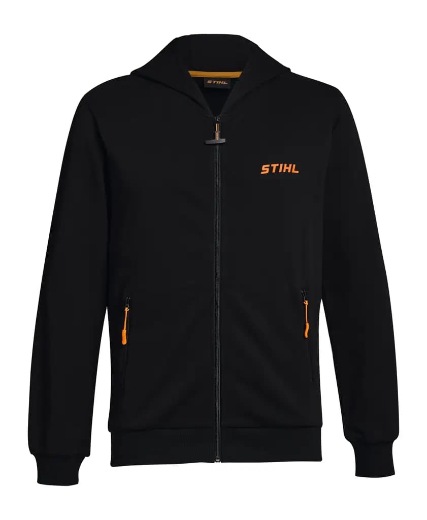 Mikina s kapucí STIHL, černá